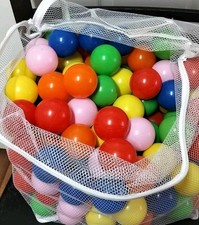 Multicolor Plastic Pit Balls for Ball Pit or Play Area Ages 1-4 Years, Toy Balls