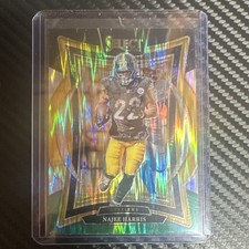 2024 Panini Select Najee Harris Prizm Green Shock Concourse #85 Pittsburgh 