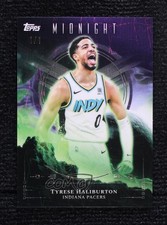 2025-26 Topps Midnight Night Vision Black Light 1/1 Tyrese Haliburton #NV-15