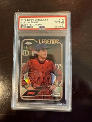 Topps Ayrton Senna 1/1 世界に1枚 one of one 1/1 Topps Story Of Senna Aryton Senna PSA 10 #21 Formula 1 F1 1 Of