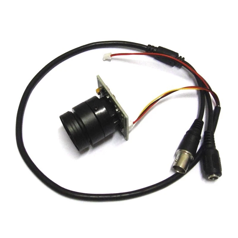 480TVL CCD IR Color CCTV Camera Board PCB mainboard Analog 960H with 6mm cs lens - Image 3 of 4