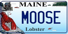 Maine Lobster Personalized Custom License Plate Car Motorcycle Bike