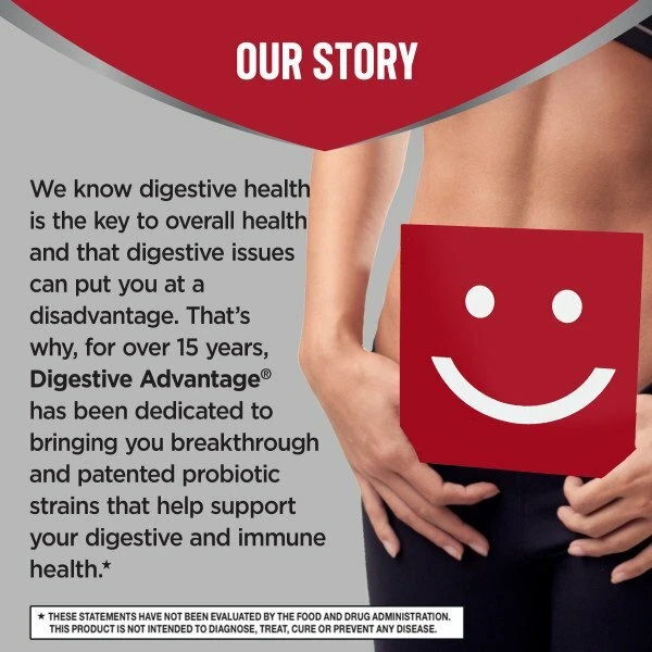 Gominolas probióticas multitensión Digestive Advantage 2 mil millones de UFC (65 unidades)... Foto 2 de 4