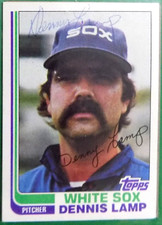 Dennis Lamp Chicago White Sox 1982  Autographed Card