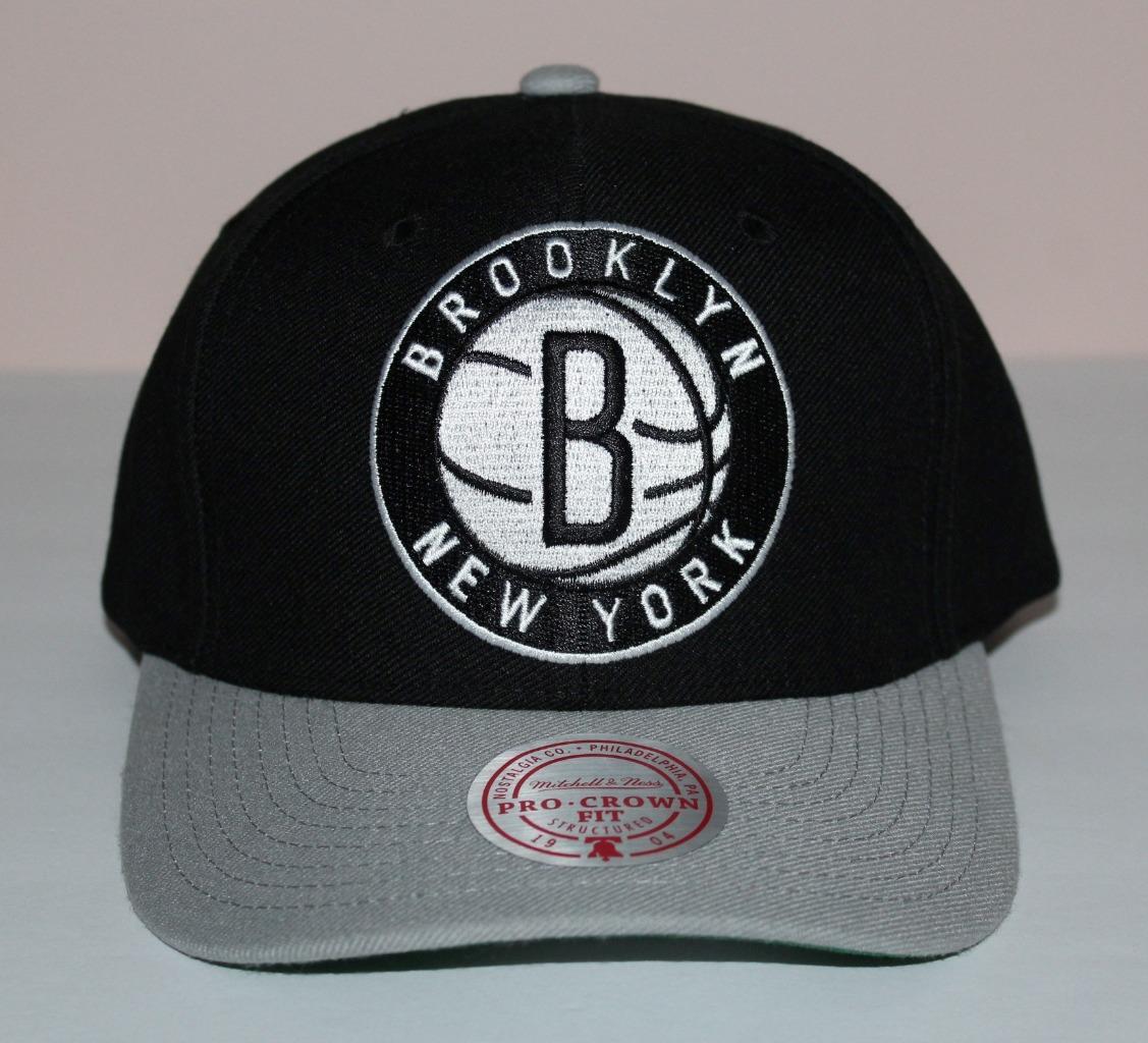 BROOKLYN NETS キャップ PRO CROWN FIT Mitchell & Ness Brooklyn Nets Pro Crown Fit Black Snapback
