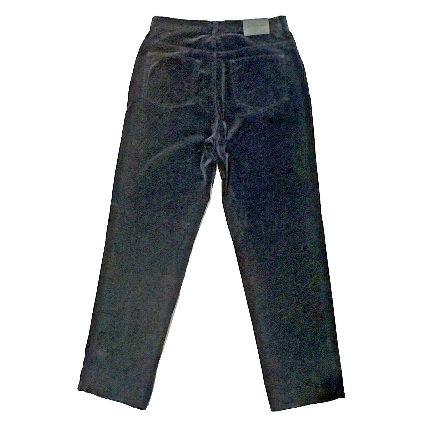 Vintage Calvin Klein Velvet Pants Women's Size 8 Black Crushed Straight Y2K 90s thumbnail 12