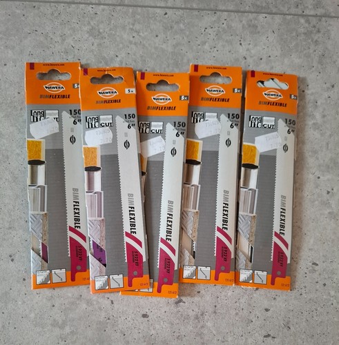 Säbelsägeblätter HAWERA BIM FLEXIBLE 150x19x0,9 mm 25 Stück NEU unbenutzt