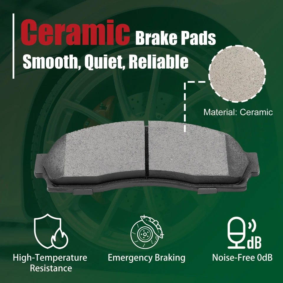 Front Ceramic Brake Pads for BMW 330E&330I&330i GT xDrive&330i xDrive - Изображение 2 из 4