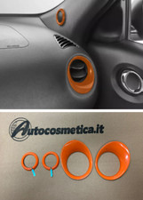 Kit cornici cover interni arancione bocchette + tweeter per Nissan Juke 2010+
