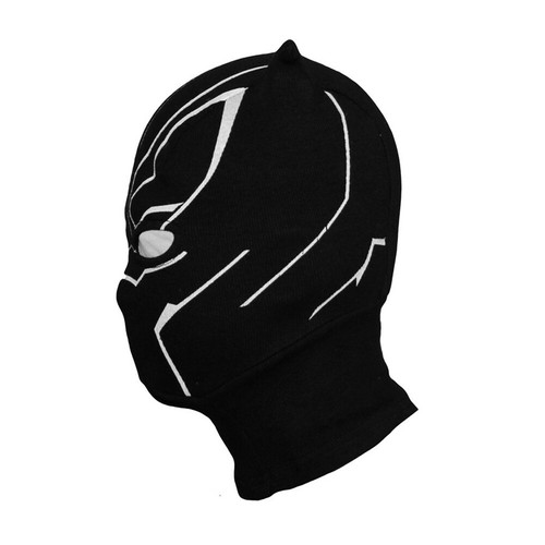 Black Panther Mask Balaclava Face Helmet Role Play Hood Halloween Prop Cosplay - Picture 4 of 7