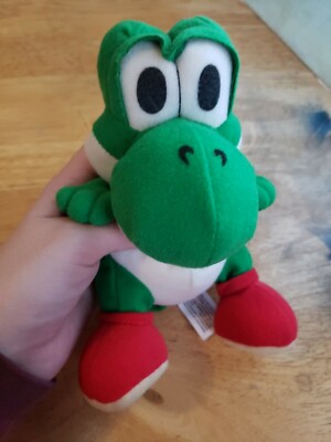 Rare Vintage 1999 Toysite BD&A Super Mario Green Yoshi Plush Doll