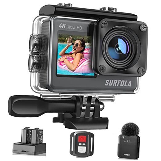 Waterproof Action Camera 4K-Ultra HD 60FPS 24MP 40M Underwater Helmet Vlog-image