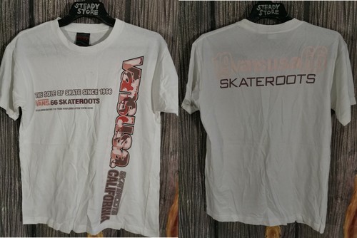 Vintage Vans Usa Skateroots Skateboards Skate T Shirt M Ebay