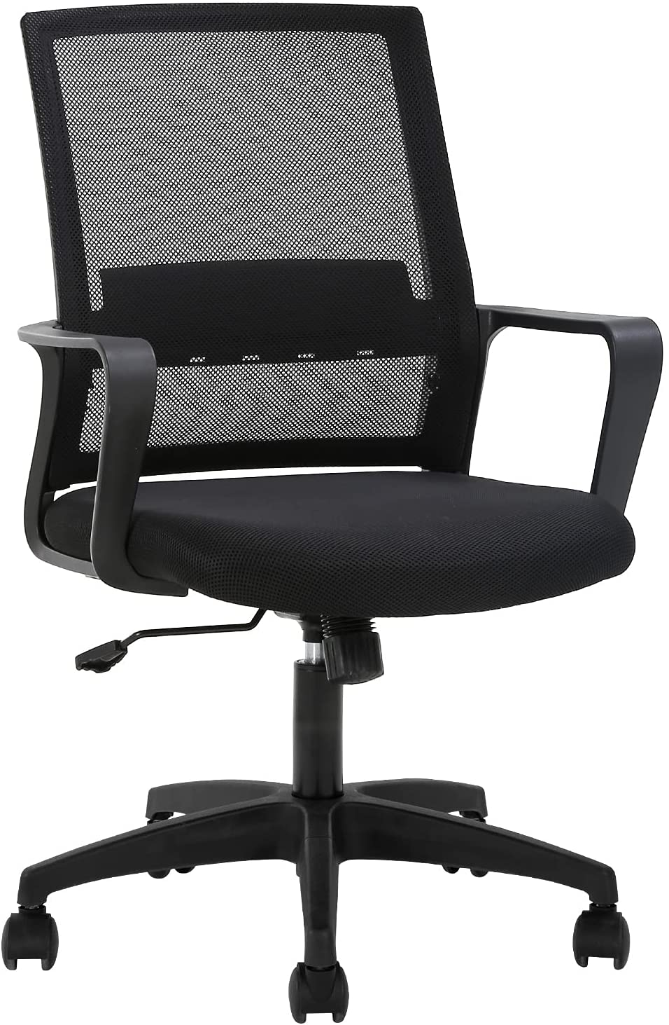 Ergonomic Mid-Back Mesh Office Chair with Lumbar Support for Desk or Computer Use