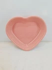 heart BOWL medium FIESTA ware CEREAL / SOUP/ ICE CREAM peony pink NEW