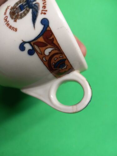 The Roosevelt New Orleans Hotel Demitasse Tasse Shenango Porzellan Restaurant - Bild 7 von 7