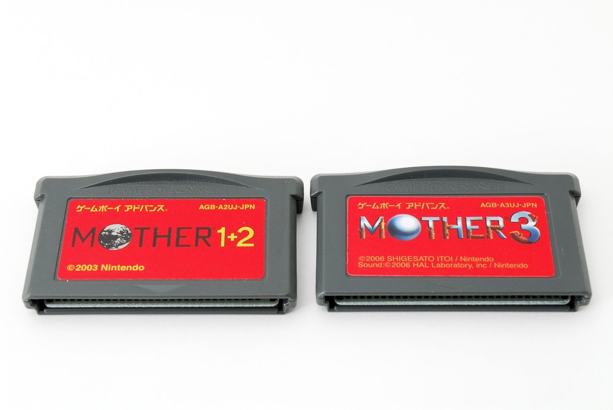 【GBA】ゲームボーイアドバンス MOTHER1+2 3セット Lot 2 Nintendo Gameboy Advance GBA Mother 1 2 3 EarthBound w