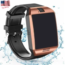 Bluetooth Smart Watch Fitness Watch Unlocked Phone SIM Call Text for Android