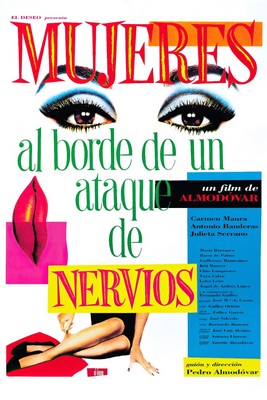 Femmes au bord de la crise de nerfs - 1988 Pedro Almodóvar - Poster du film