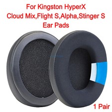 Replacement Gel Ear Pads for Kingston HyperX Cloud Mix,Flight S,Alpha,Stinger S