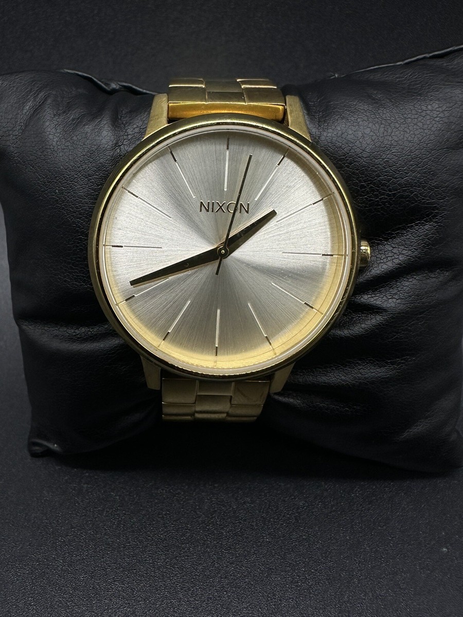 Nixon Movin' Out The Kensington Women Watch Yellow Gold New Batt