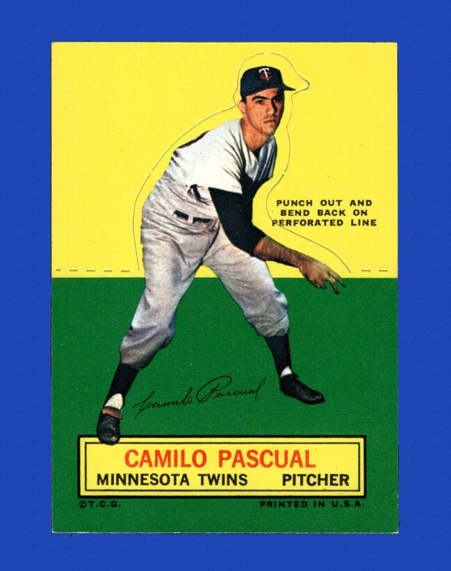 1964 Topps Stand Ups Set-Break # 54 Camilo Pascual EX-EXMINT *GMCARDS*