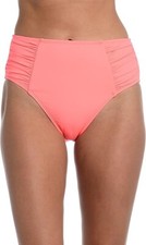 NEW  61 LA BLANCA ISLAND GODDESS HIGH WAIST BIKINI BOTTOMS SZ 10