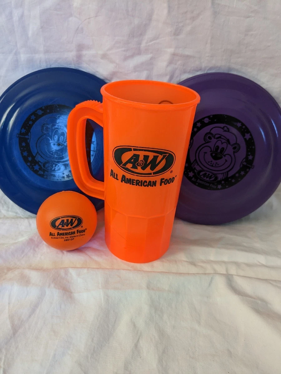 A W Bundle Mini Frisbees Rubber Ball And Plastic Drink Mug eBay