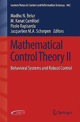 Lecture Notes in Control and Information Sciences Ser.: Mathematical ...