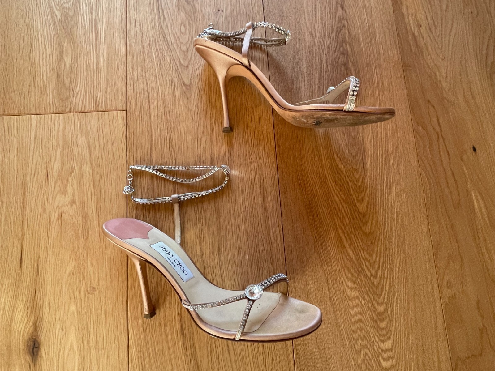 Rare, vintage-- and absolutely dazzling!!  Jimmy Choo, sz. 41 image 7