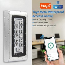 Aluminum Waterproof Standalone RFID Access Control Keypad with Wifi Tuya APP