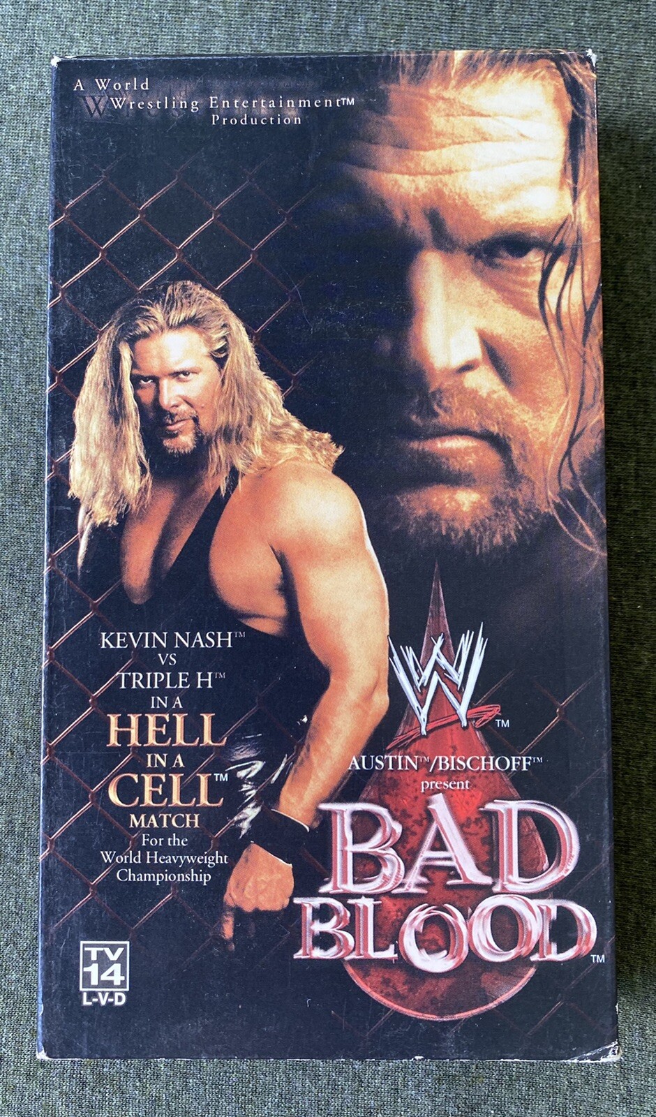 WWE Bad Blood VHS Wrestling 2003 Ric Flair Triple H Kevin Nash cage match 651191593651 eBay