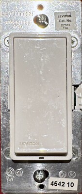 Leviton Smart Switch White with Z-Wave Plus DZS15