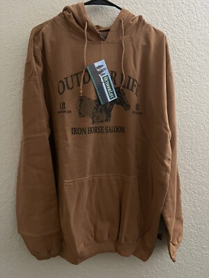 GLUDEAR Men's Polynesian Tribal Print Zip-Up Hoodie – Oversize Fit, Long Sleeve, Coffee Brown