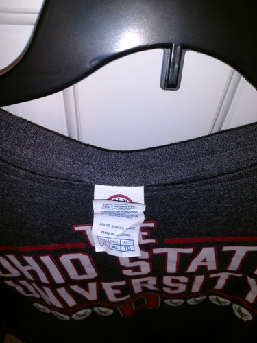 Ohio State University Buckeyes College Logo T-shirt Men's XL Gray - Picture 4 of 5