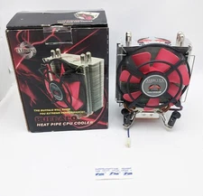 Evercool Buffalo Copper Base Dual Heatpipe Intel P4 LGA 775 CPU Cooler Fan