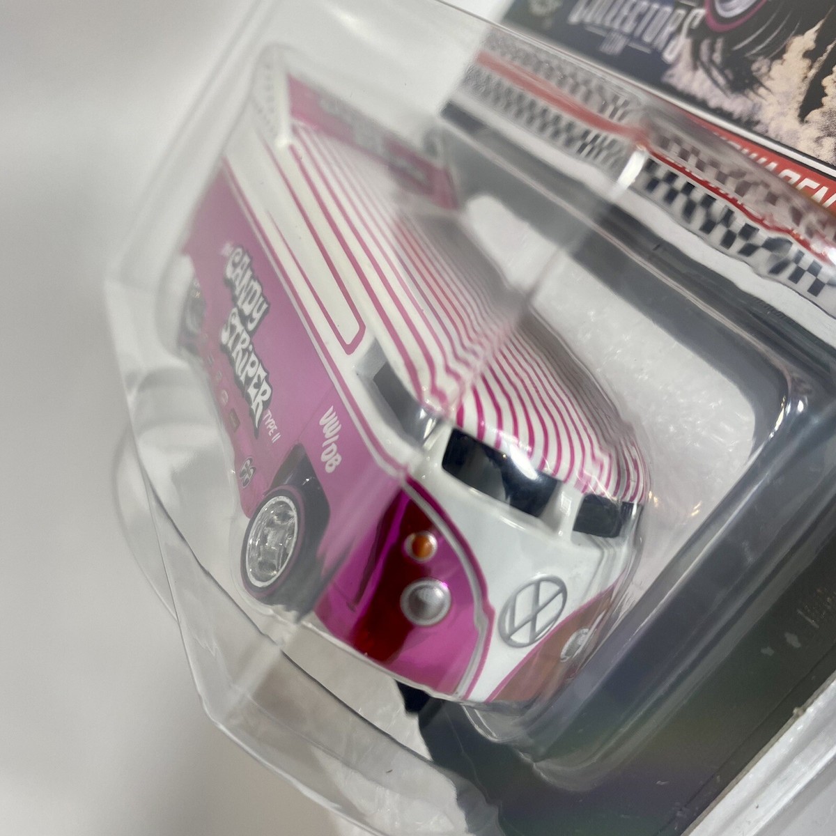 2021 Hot Wheels RLC Candy Striper Volkswagen Drag Bus #07318 2021 Hot Wheels RLC Candy Striper Volkswagen Drag Bus #07318