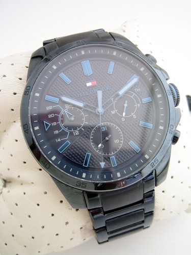 TOMMY HILFIGER WATCH DECKER MENS 1791560 STAINLESS STEEL BRACELET QUARTZ GENUINE - Picture 2 of 9