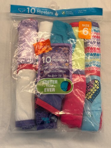 LOT OF 20 HANES GIRLS KIDS UNDERWEAR MULTIPLE STYLES&COLORS NEW FREE SHIP. - Picture 3 of 5