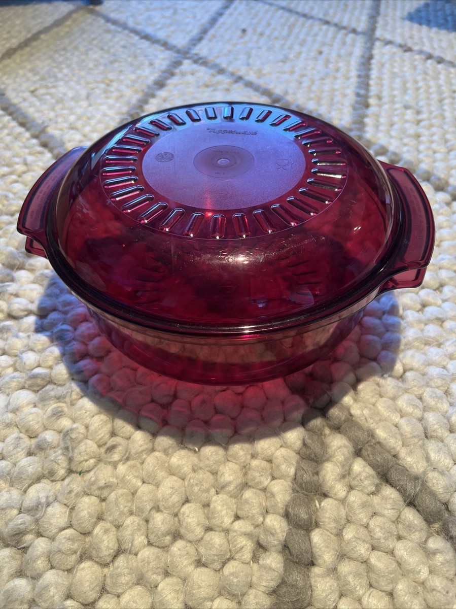 Tupperware Microwave Stack Cooker Steamer 2210A Cranberry