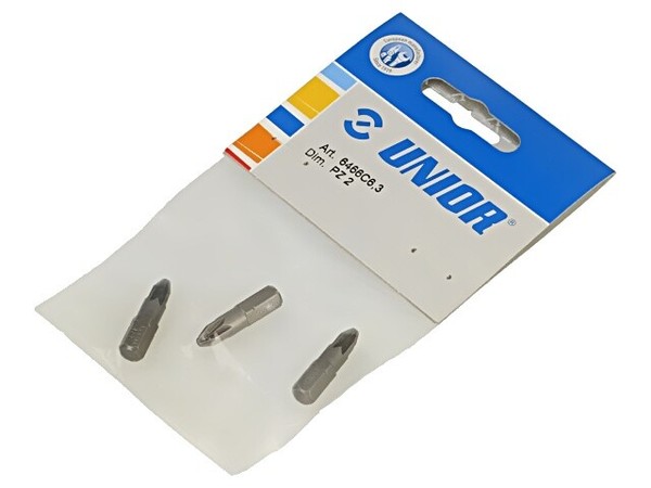 "602398 Bit Pozidriv® PZ2 L. Ges: 25Mm Befestigung: 1/4\" (C6,3 Mm) Unior"-image