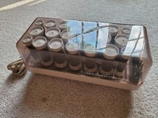 Clairol Custom CareSetter KF-20 Hot Rollers/Curlers Flocked Velvet Some Clips