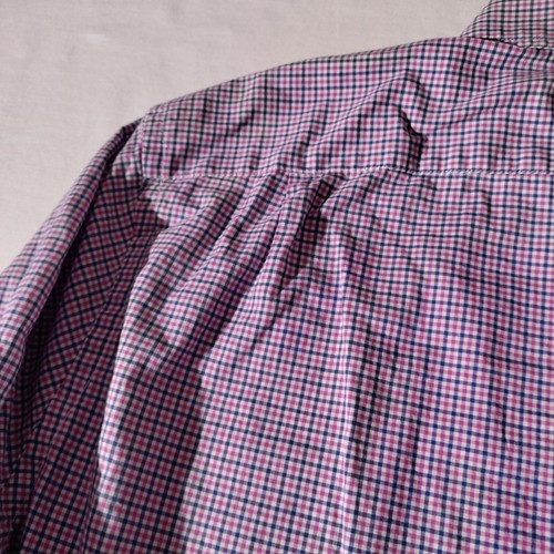 J Crew Ludlow Mens 2 Ply Shirt 120s Sz L Red White Blue Check Cotton L /S - Bild 14 von 20