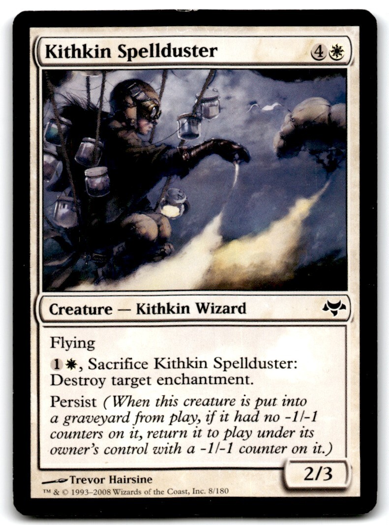 2008 Magic The Gathering Eventide Kithkin Spellduster #8/180