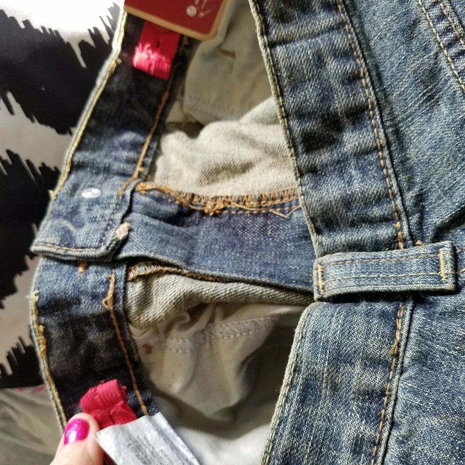 JEANS Wrangler cintura inferior ajuste para caber masculino tamanho 12 Husky - Imagem 4 de 4