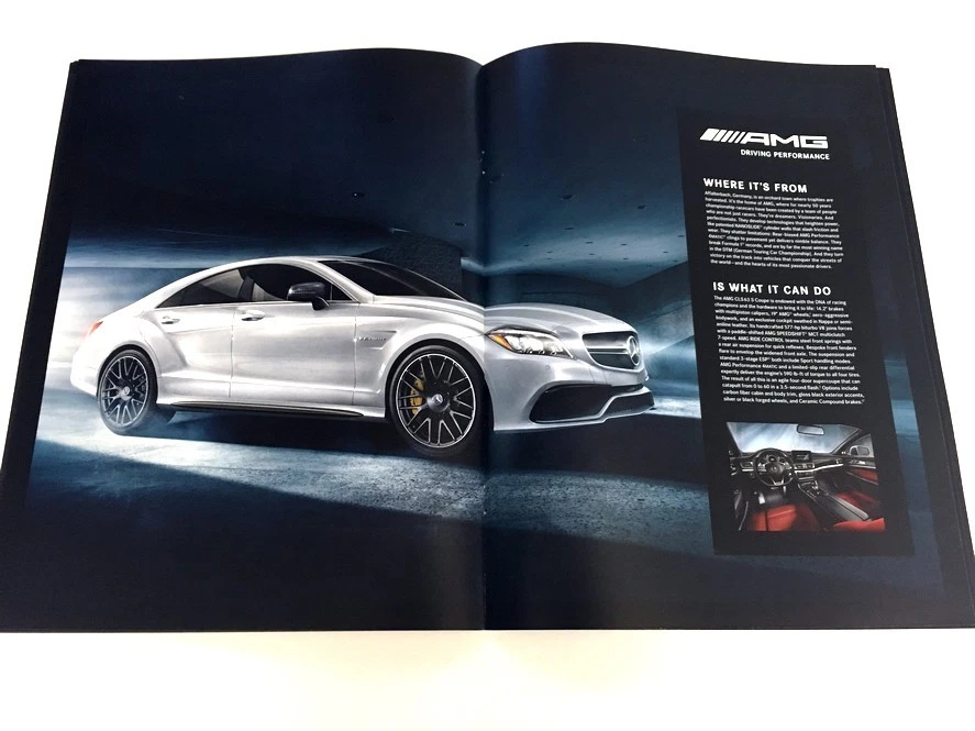 2017 Mercedes Benz CLS-Class 24-page Brochure Catalog -  CLS400 CLS550 CLS63 AMG Foto 3 de 4