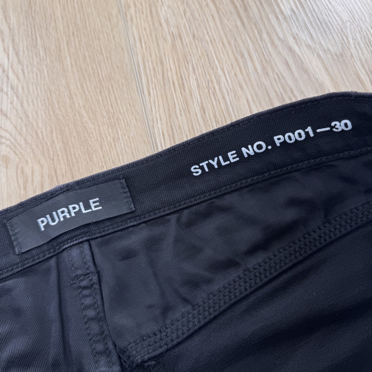 Purple Brand Mens Sz 30 x 31 Paint Splatter Jeans Black