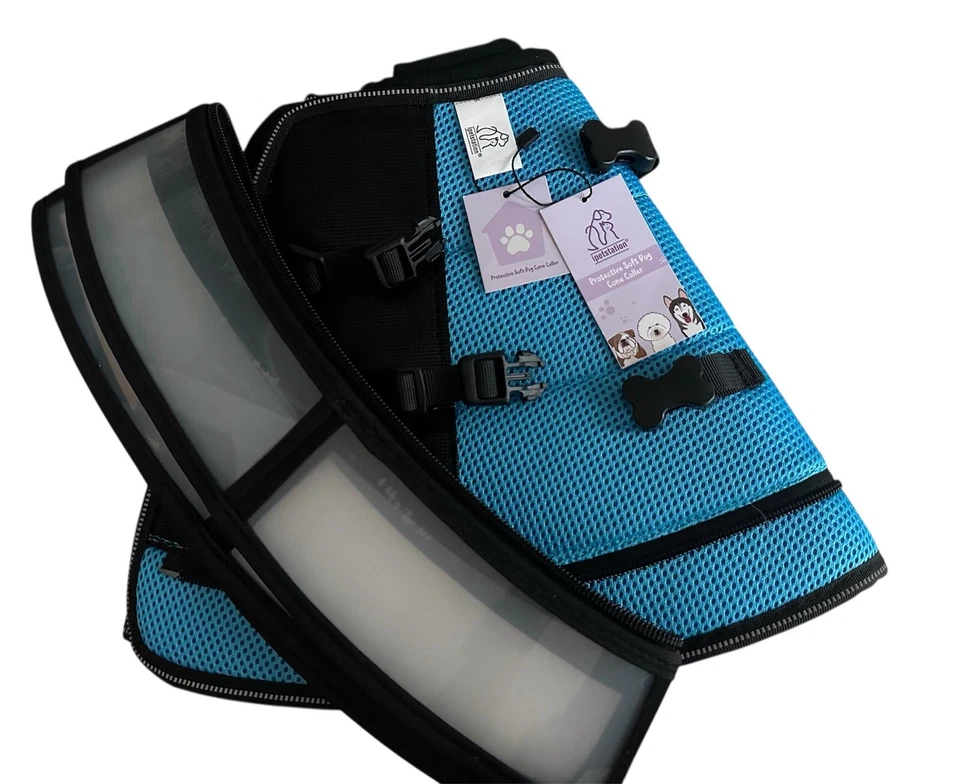 ipetstation Foldable Dog Cone Recovery Collar XL - Image 2 of 4