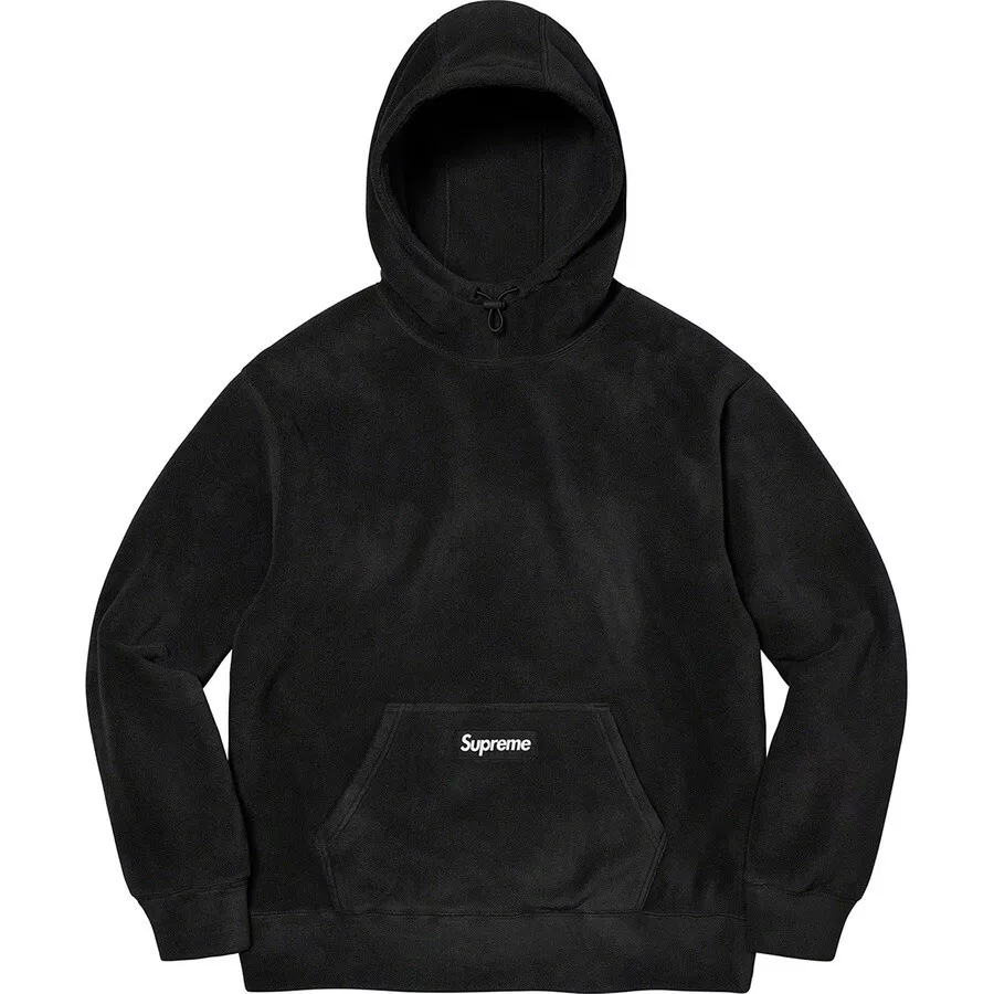 Supreme Polartec Hooded Sweatshirt Black L