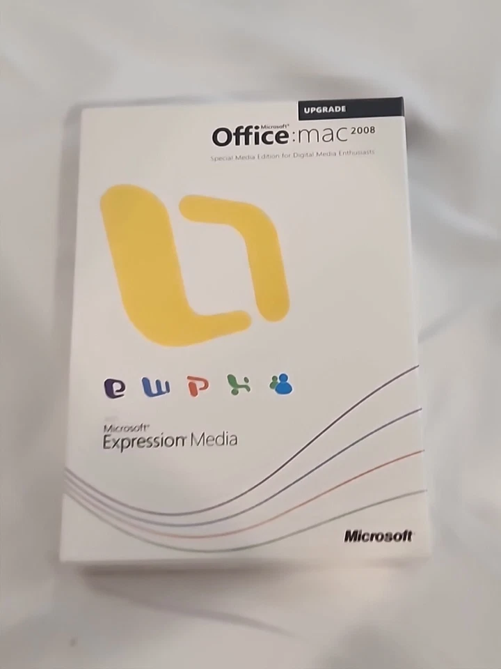 MICROSOFT OFFICE MAC 2008 with Expression Media - NEW/ SEALED - Image 4 of 4
